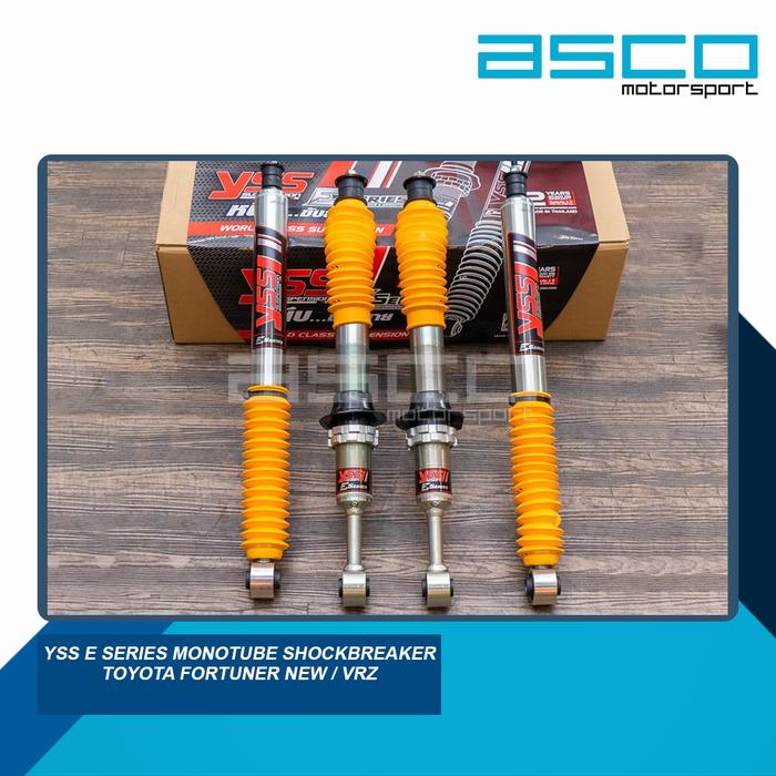 YSS E SERIES MONOTUBE SHOCKBREAKER TOYOTA FORTUNER NEW / VRZ -DAANSHOP5 Harga 21,933,000 rupiah*Gratis Ongkir