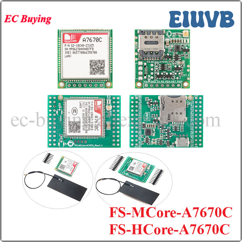 Eiuvb a7670c 4G mô-đun cat.1 lõi bảng mạch phát triển đầy đủ netcom GSM LTE + GSM STM32 sotines FS-M