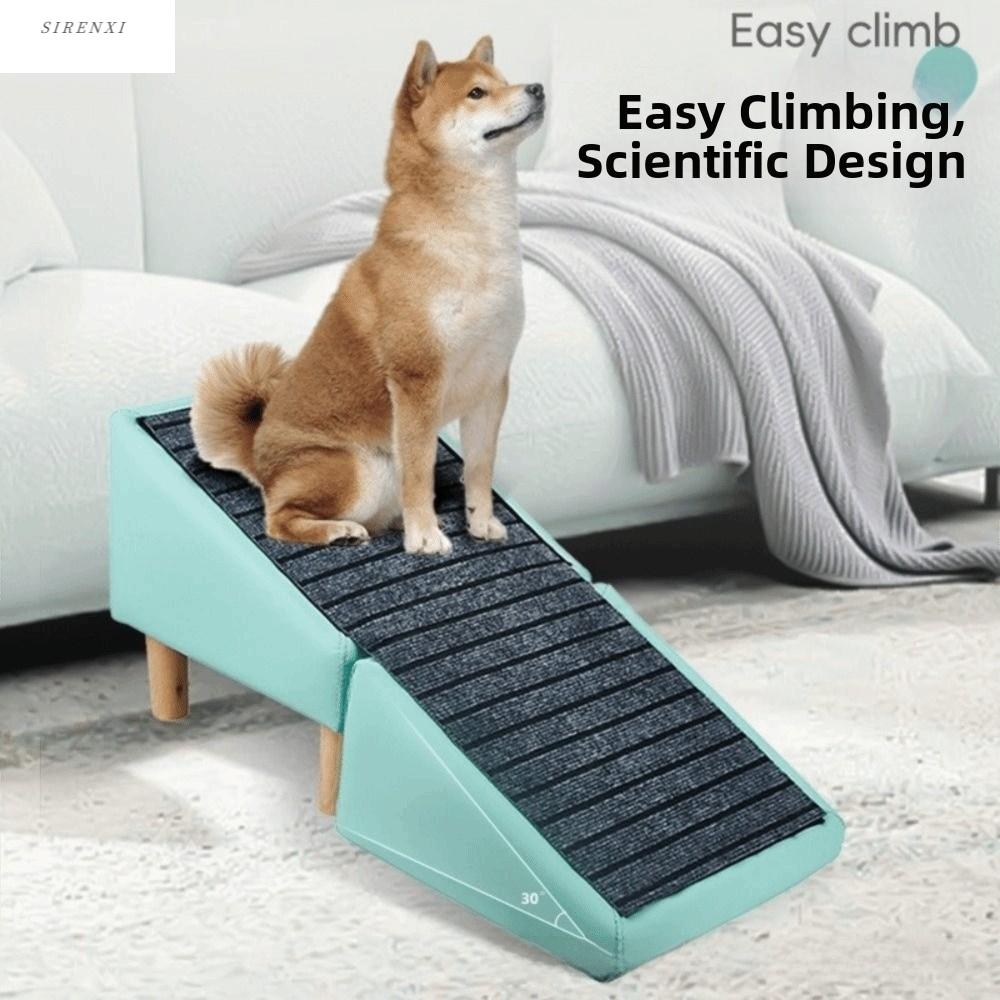 SIRENXI พับได้ บันไดสำหรับสุนัขแบบ 2-in-1 กันลื่น ไม้เนื้อแข็ง บันไดสำหรับสัตว์เลี้ยง แข็งแรง ถอดออกได้ เก้าอี้สำหรับสุนัข สำหรับสุนัขตัวเล็ก ราคา 4,910 บาท*ส่งฟรี