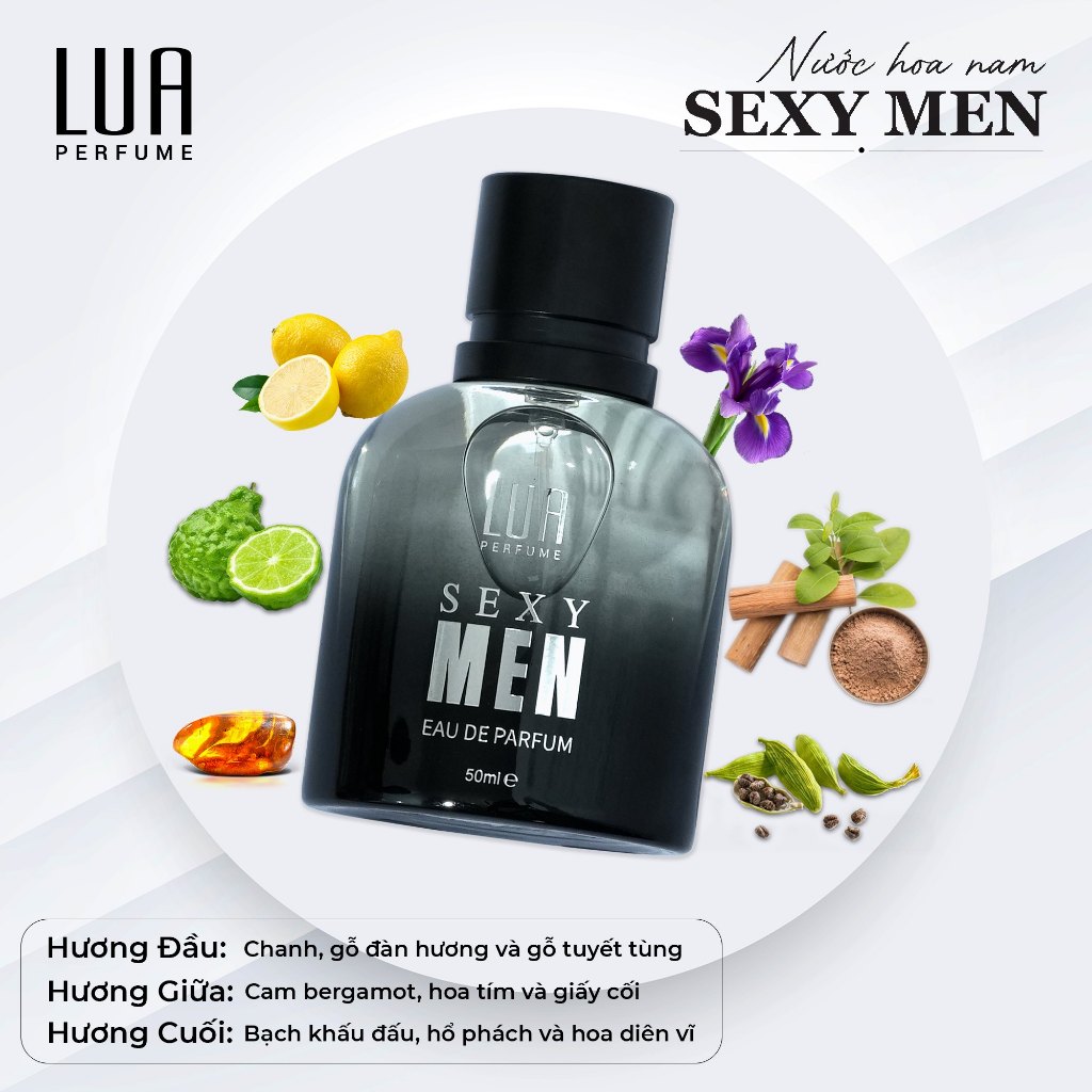 Nước Hoa Nam Sexy Men LUA Perfume Chính Hãng 50ml Phương HHL - SẢN PHẨM CỰC KÌ CHẤT LƯỢNG, ĐẢM BẢO S