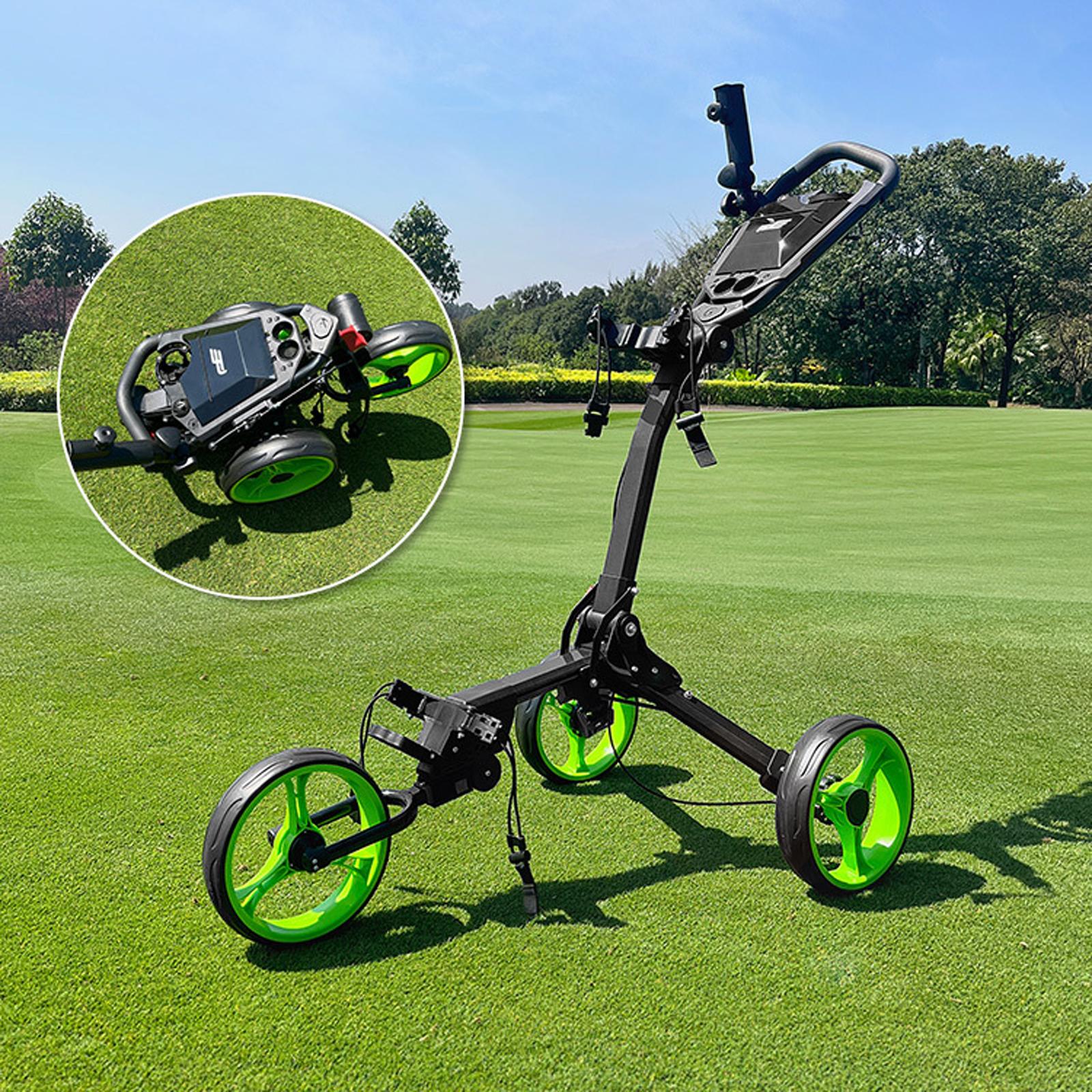 Baoblaze Push Pull Golf Cart 3 Wheel Professional Golf Equipment Easy to Carry Folding Sports Golfing Cart Portable Golf Bag Carrier Cart ราคา 10,707 บาท*ส่งฟรี