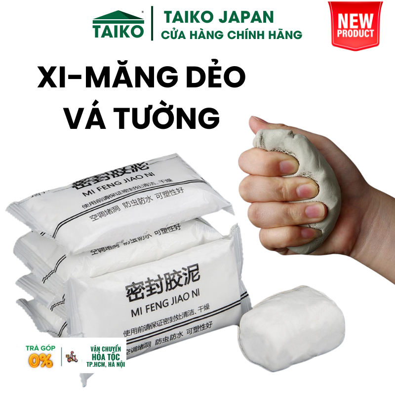 Xi Măng Dẻo Dán Tường Trám Lỗ Điều Hòa Keo Xi Măng Trắng Bít Lỗ Tường/ Đường ống Nước/ Khe Rãnh