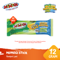 Momogi Stick Snack Makanan Ringan Rumput Laut [1 Box 10 Pcs]