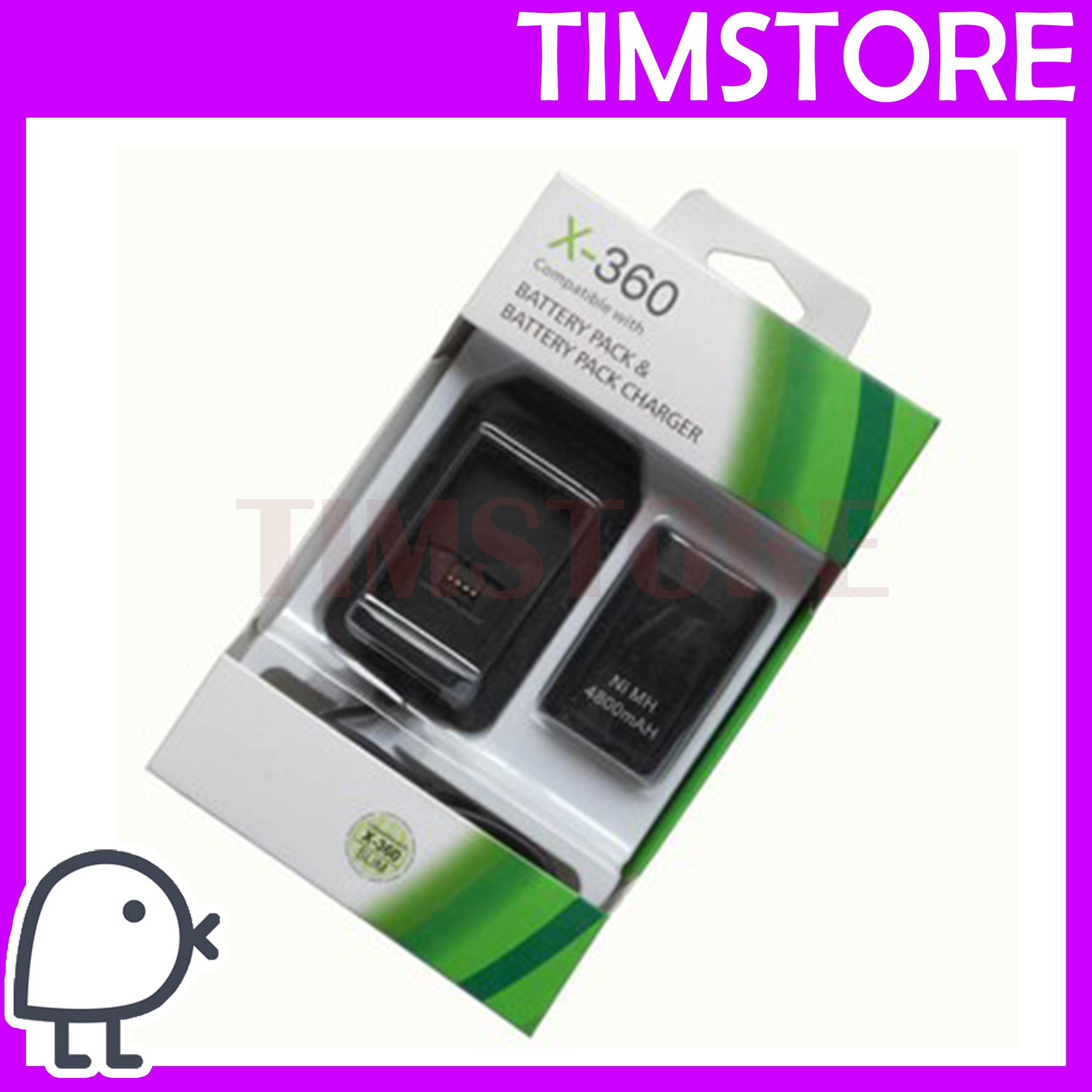 (CHGR6) Charger dock for XBOX360 with battery Harga  21 Ringgit*Penghantaran Percuma