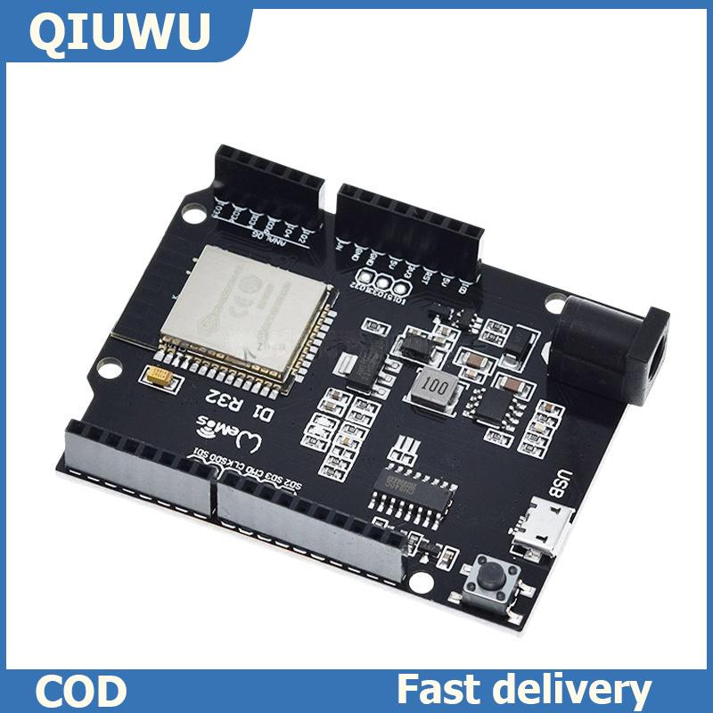 QIUWU 1pcs D1 R32 ESP32 ban phát triển Bluetooth phong phú mở rộng pins cho IOT DIY dự án cho wemos Giá 147,408 Đồng*Miễn phí vận chuyển