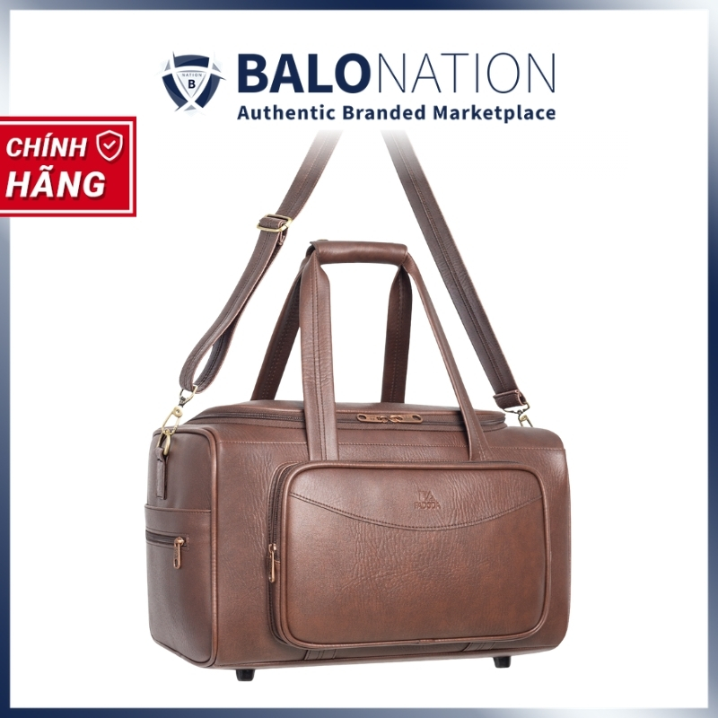 [CHÍNH HÃNG] Túi du lịch da FADODA FTR2 - Thanh lịch, nhiều ngăn, chống thấm, chống bong tróc, đứng form cho nam nữ