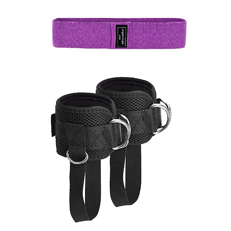 2Piece Gym Ankle Strap for Cable Machine,Ankle Strap to Lift the Butts, Glute Workouts & Tone the Legs Replacement Parts