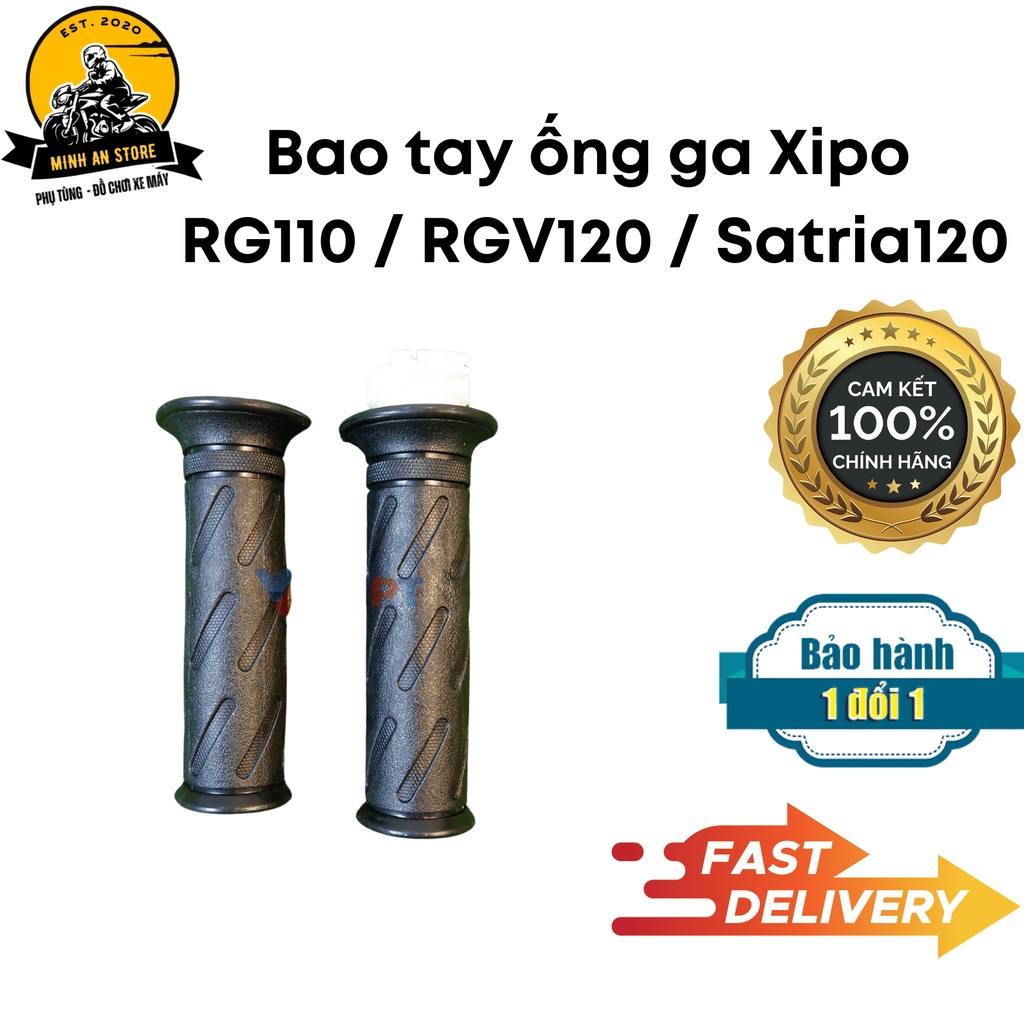 Bao tay ống ga tay nắm Xipo RG110 / RGV120 / Satria120 - Chính hãng Suzuki - Nhập khẩu Malaysia Việt Nam