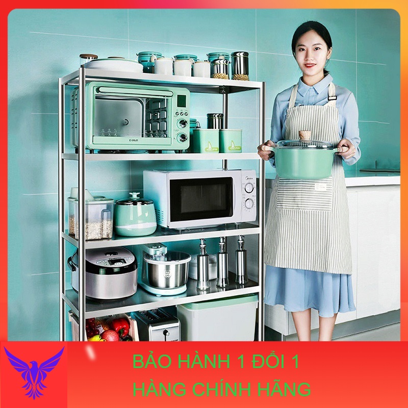 Giá kệ để đồ nhà bếp inox 5 tầng - Kệ để đồ đa năng - Kệ inox 5 tầng cao cấp