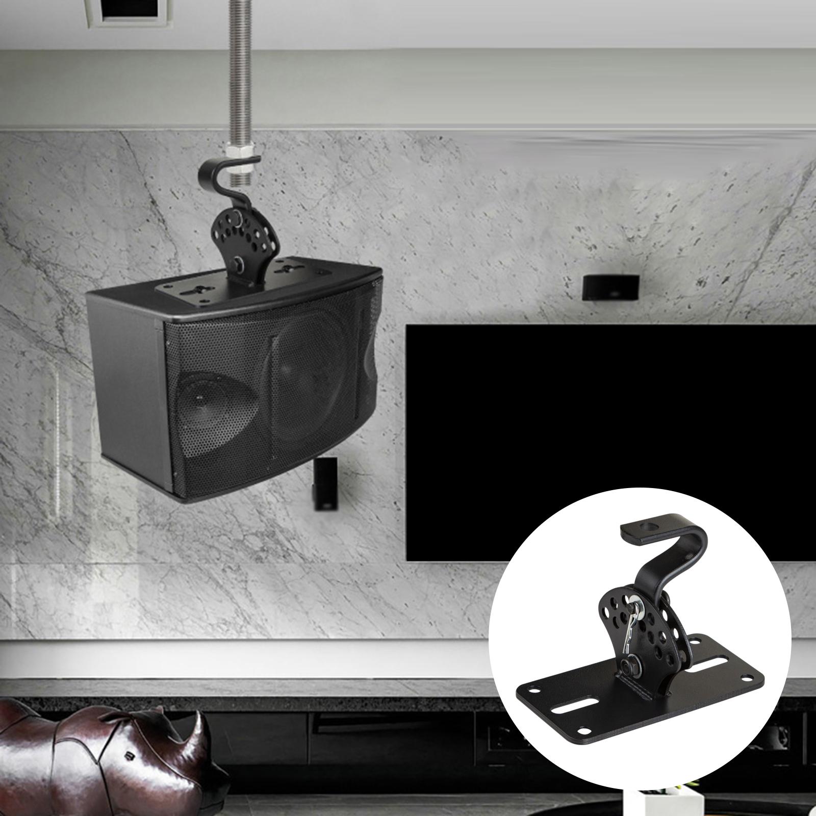 BNAUDIO Speaker Wall Mounts Black Speaker Bracket for Stage Performances KTV Rooms