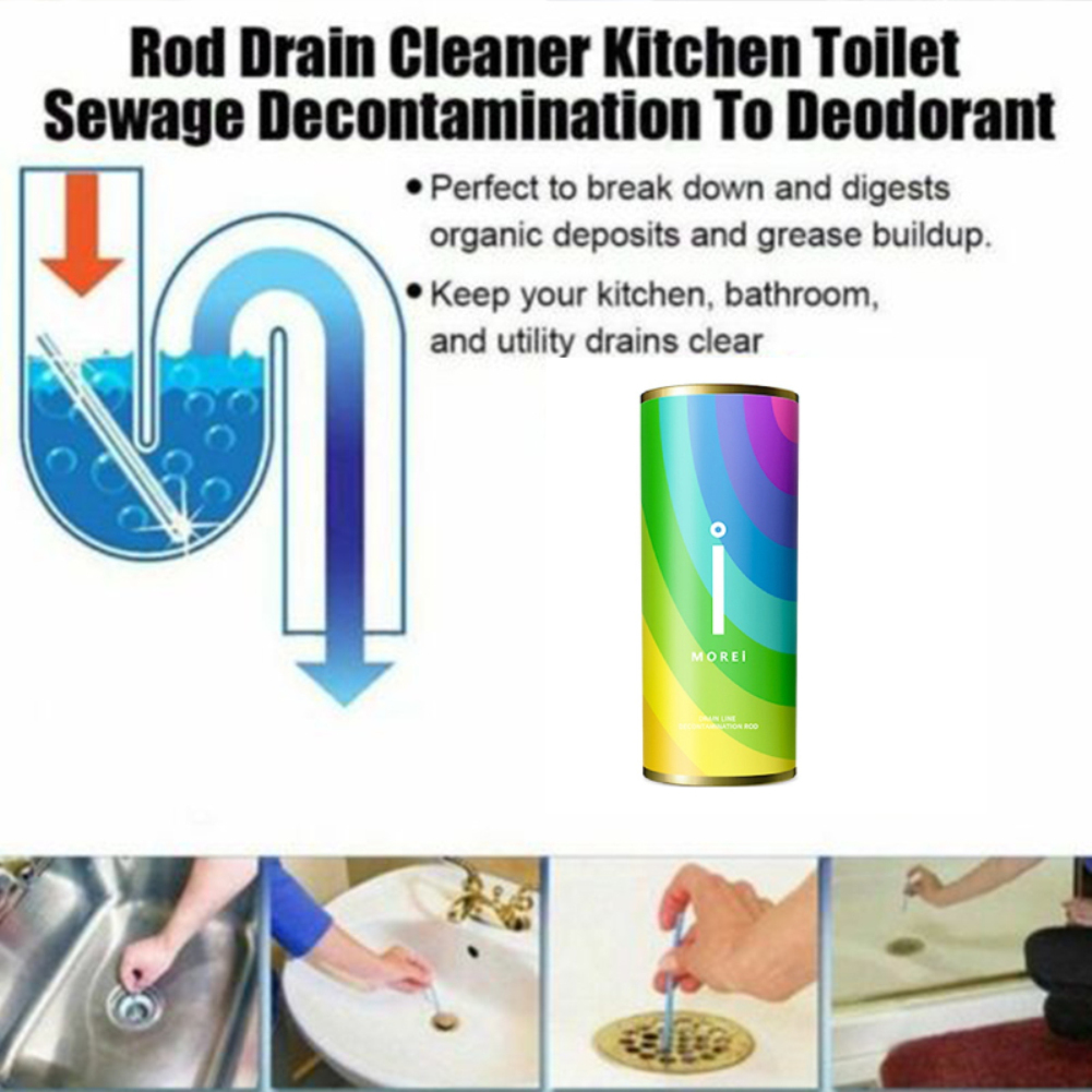 1PC tắc nghẽn công cụ phụ kiện nhà bếp công cụ thanh làm sạch Que thông cống chất làm sạch dụng cụ làm sạch lỗ xả