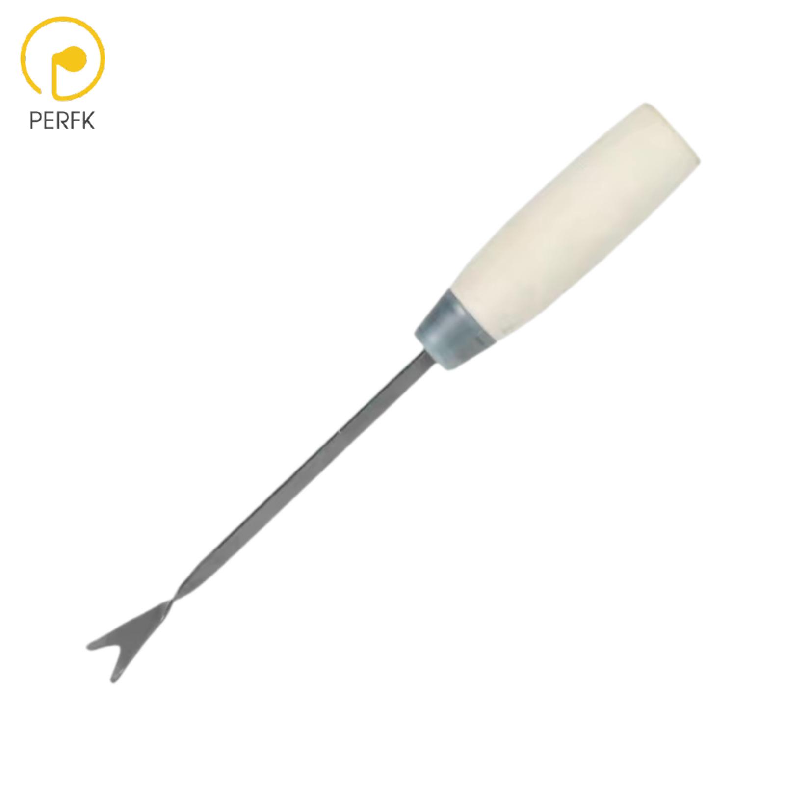 Perfk Seedling Transplanter Planter Garden Tool Multipurpose Wooden Handle Planting Transplanting Tool for Green Onion Peppers ราคา 53 บาท*ส่งฟรี