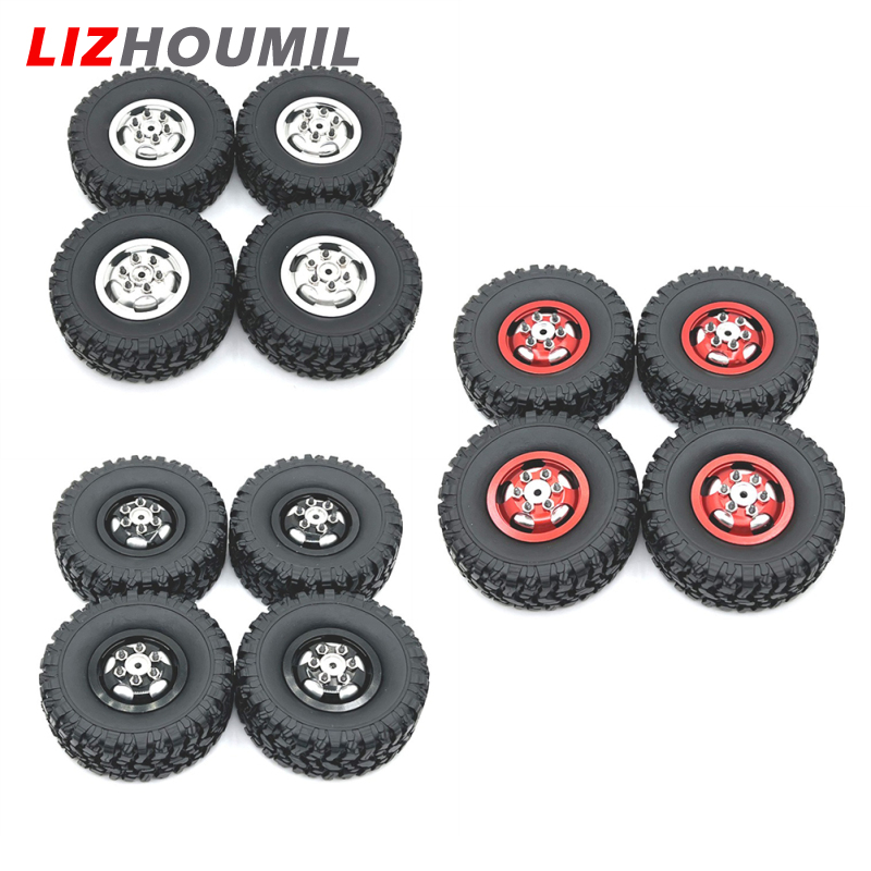 LIZHOUMIL RC Car Hub Tires Metal Upgraded Spare Parts Compatible For MN 1/12 MN82 LC79 MN78 WPL Remote Control Car ราคา 499 บาท*ส่งฟรี