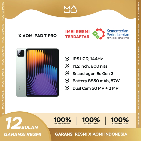 Xiaomi Pad 7 Pro 12/512GB - Garansi Resmi Giá 7,362,000 Đồng*Miễn phí vận chuyển