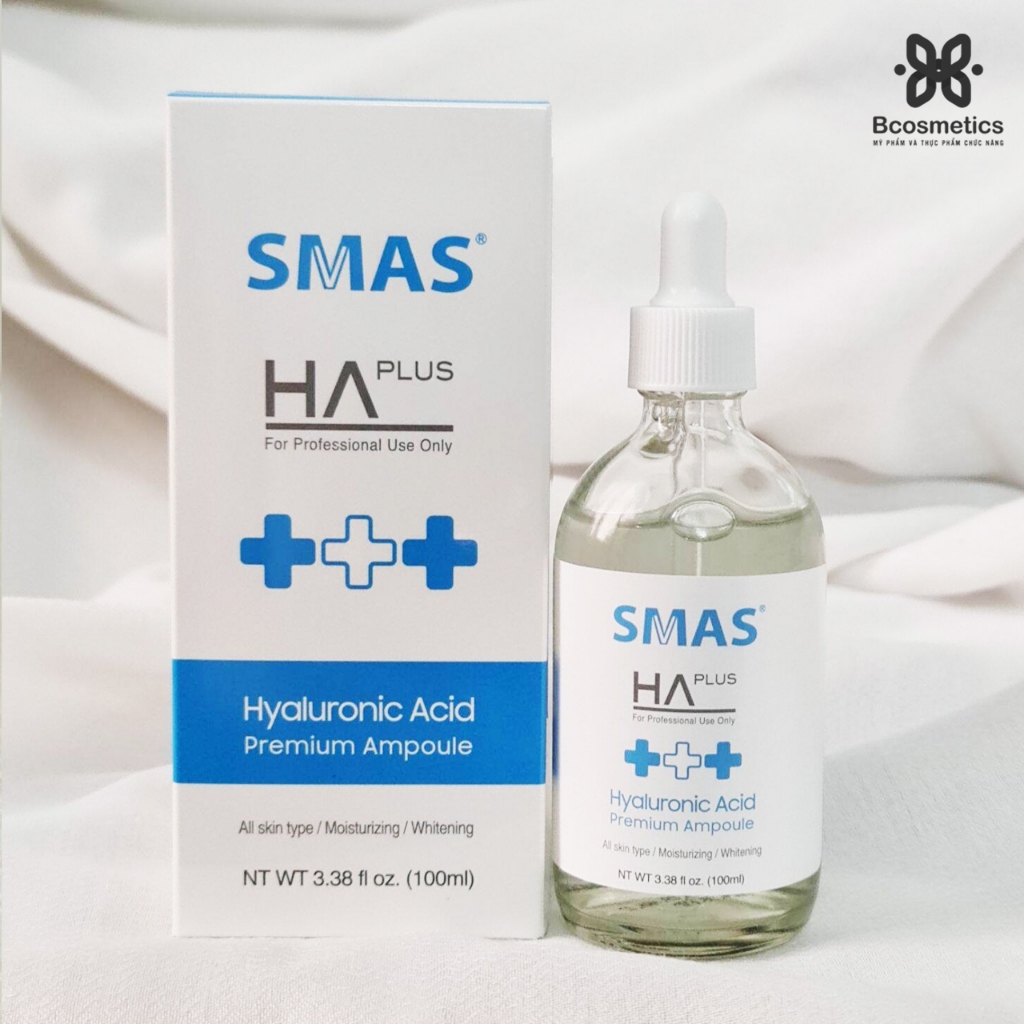 Serum HA Plus &amp; Pro Vitamin B5 SMAS- Serum chuyên cấp ẩm và phục hồi da - Hàng chính hãng