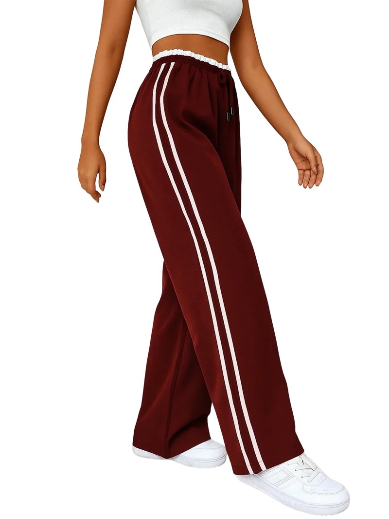 Women'S Track Pants Loose Straight Leg Jogging Sweatpants Warm-Up Sports - 5