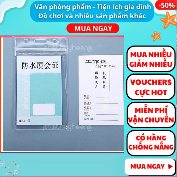 Thẻ đeo bảng tên dọc nhân viên văn phòng giá rẻ, dây đeo và túi đựng thẻ dọc học sinh sinh viên tiện lợi gọn gàng, bảng thẻ tên dọc bằng bọc nhựa, đeo thẻ dọc cho học sinh sinh viên nhân viên văn phòng, Aplusmart