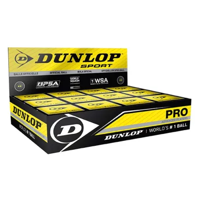 DUNLOP Pro Squash Balls [BOX OF 12]