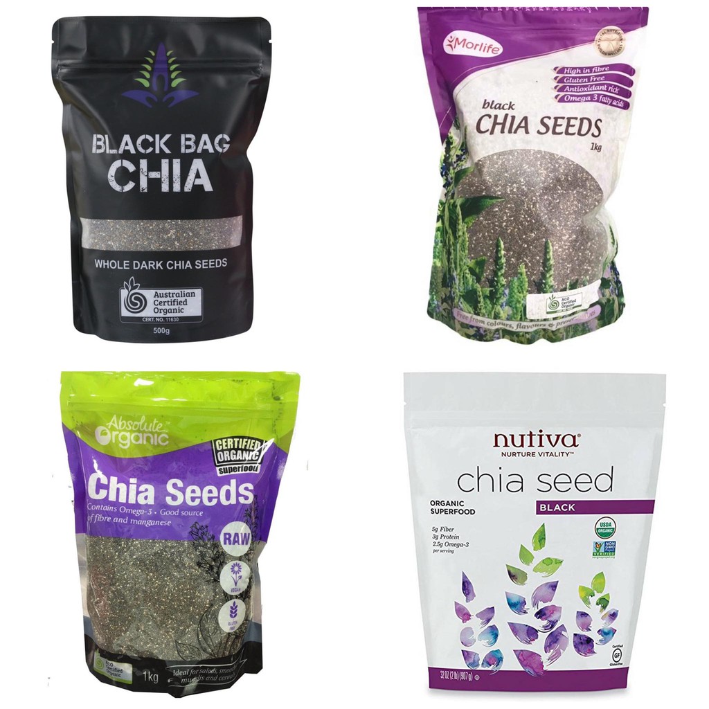 Hạt Chia Organic Seeds 500g - 907g - 1kg