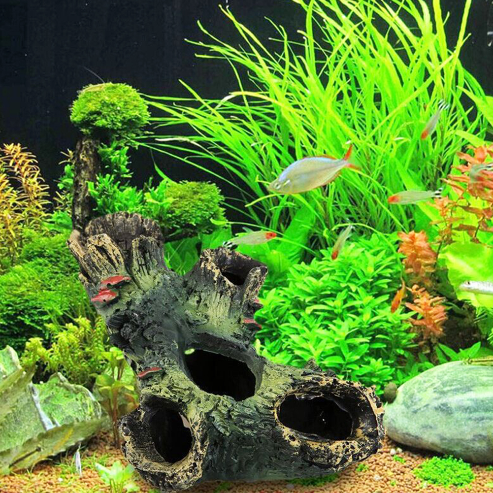 Trang Trí Hồ Cá Nhựa Cảnh Núi Cá Chơi Nhà Trên Cây Lỗ Đồ Trang Trí Hang Động Để Trang Trí Đồ Trang Trí Bể Cá Hồ Cá