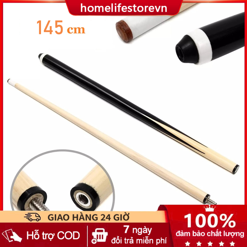Cơ bida trẻ em dài 145 cm  Gậy bi-a/ bi da cho bàn bida mini 350g