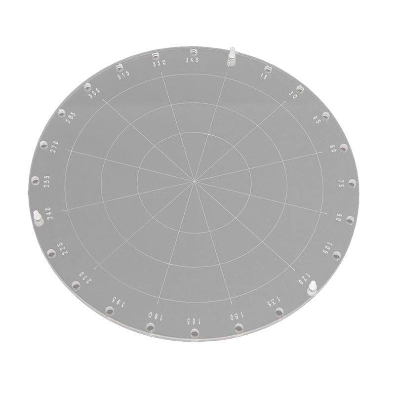 9.1 Inch Diameter Circle Acrylic Stamping Blocks, Stamping Tool for Card Making Scrapbooking Stamp and Tool