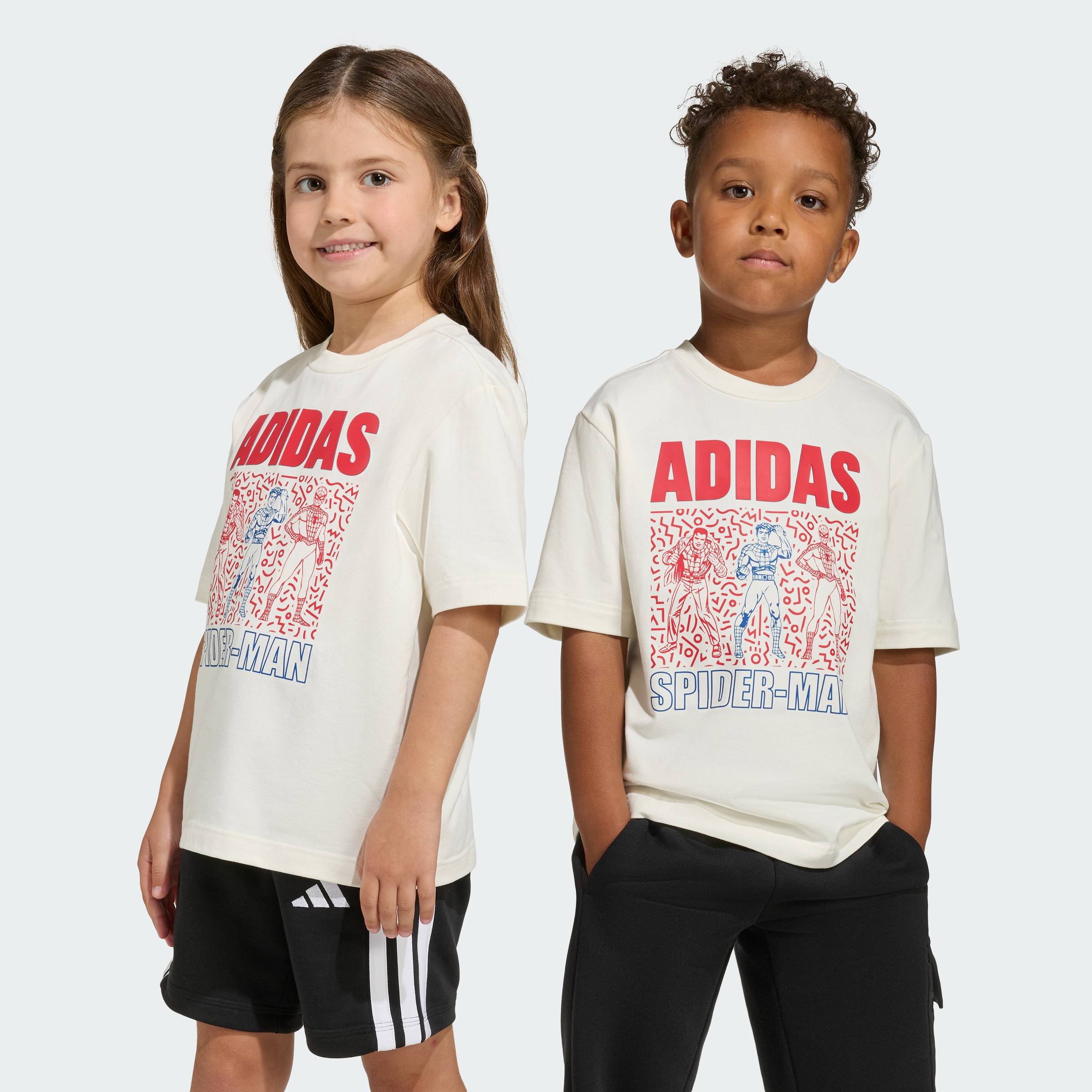 [CHỈ 15.7-VOUCHER 15%] adidas Phong cách sống ÁO THUN ADIDAS MARVEL SPIDER-MAN Trẻ em trắng JZ3567