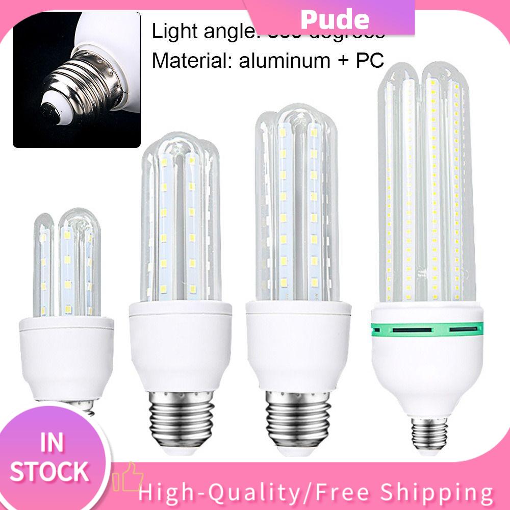PUDE E27 Bóng đèn LED Phong cách chữ U 25W Không nhấp nháy Mới 40W Ánh sáng trắng Trang trí nhà cửa