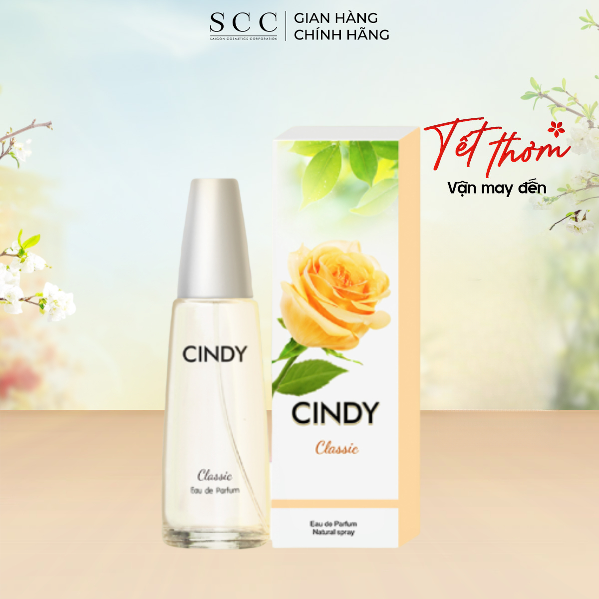 Nước Hoa Nữ Cindy Classic Hương Cổ Điển Mê Hoặc 50ml