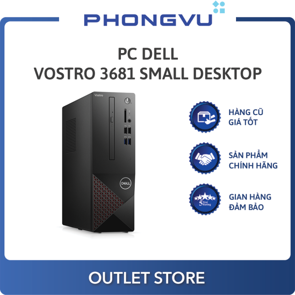 PC Dell Vostro 3681 ST (PWTN11) (i7 10700/ 8GB/ 512 SSD/ DVDRW/ WL+BT/ KB+M/ Win10) - PC cũ