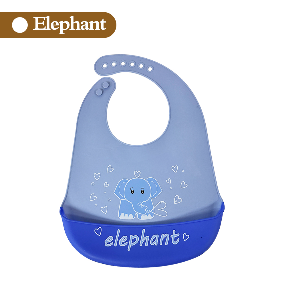 Mumystation Baby Silicone Bibs Waterproof Feeding Baby Bib Adjustable Kids Aprons Toddler Eating Meal Bibs BPA Free