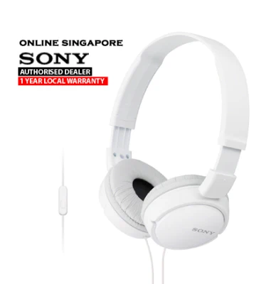Online Singapore- SONY MDR-ZX110AP Wired On-Ear Foldable Headphones with Microphone