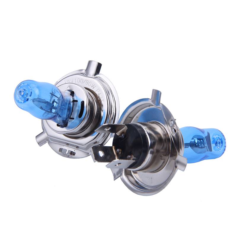 1Pair H4 12V 100W / 90W 6000K Super Bright White Light Car Lamps Headlight Lamp