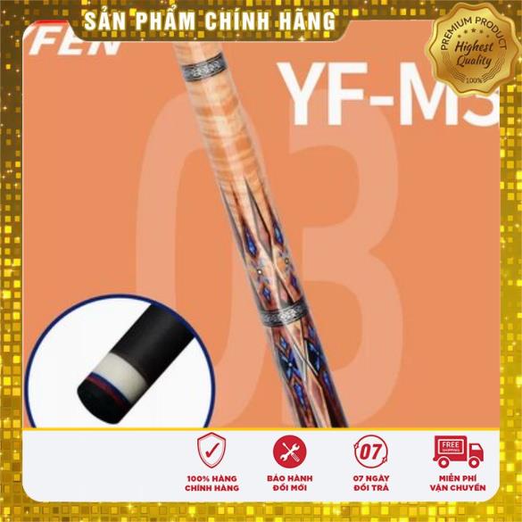 CƠ BIDA  GẬY BI A FULL CARBON - CƠ CÁ NHÂN CHUYÊN NGHIỆP BIDA LỖ -YFEN M1M2M3M4 [Hàng chính hãng]