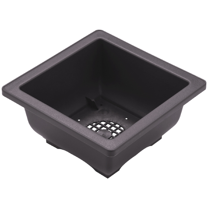 15 PCS 4.7 Inch Flower Pot, Square Plastic Bonsai Training Pot, Flower Succulent Flower Pot Container, for Garden, Interior, Home Decoration