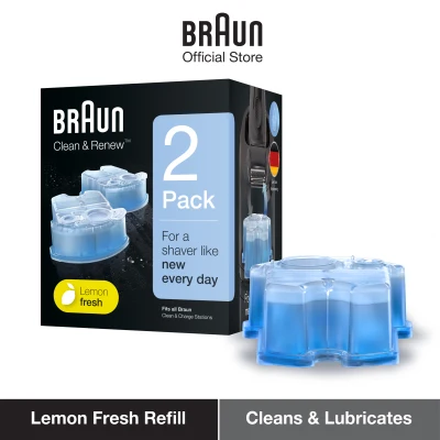 Braun Cleaning Centre Universal Refills for Electric Shaver Smart Clean & Charge Station CCR