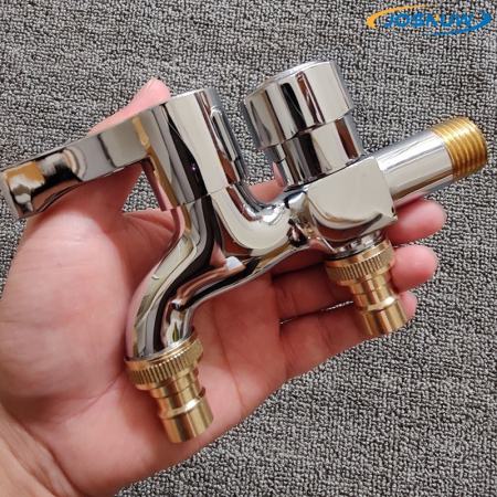 JOSNUW Double Switch Bathroom Faucet for Washing Machine