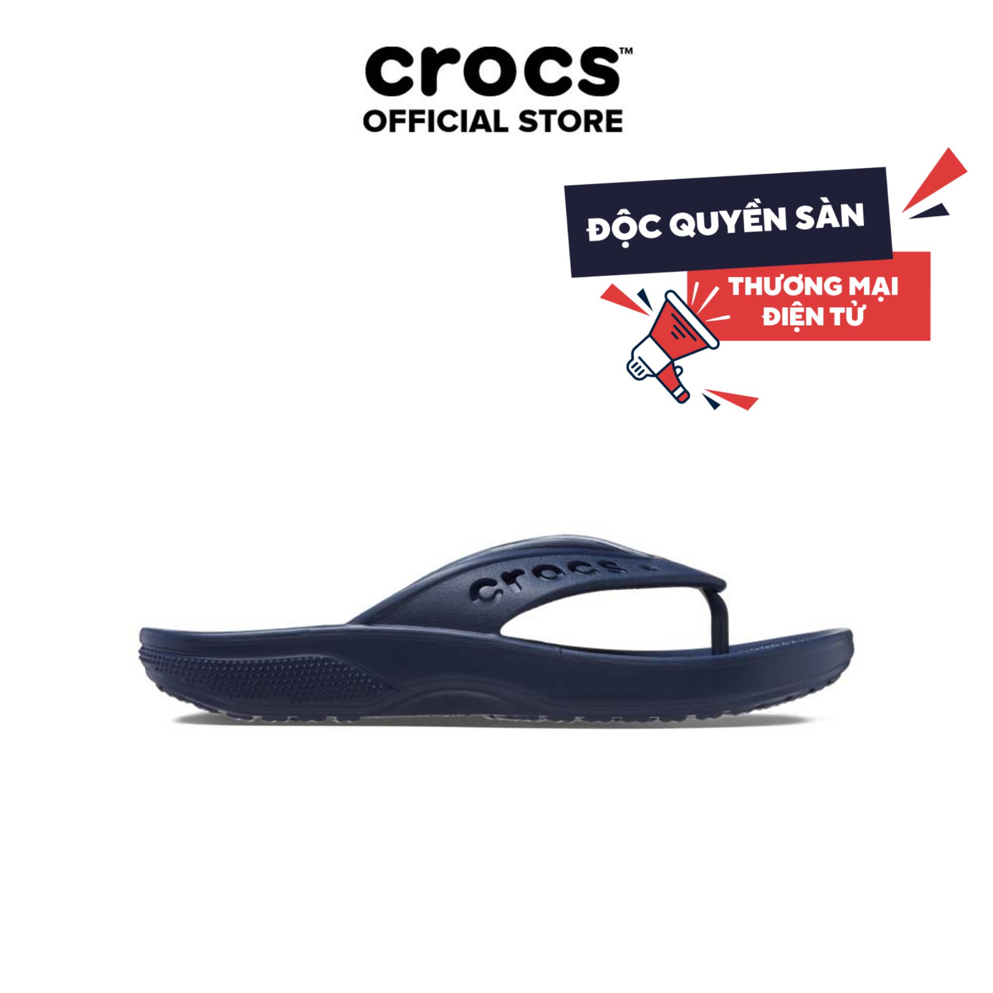 [SẢN PHẨM ĐỘC QUYỀN] Dép xỏ ngón Unisex Crocs Baya II - Navy - 208192-410