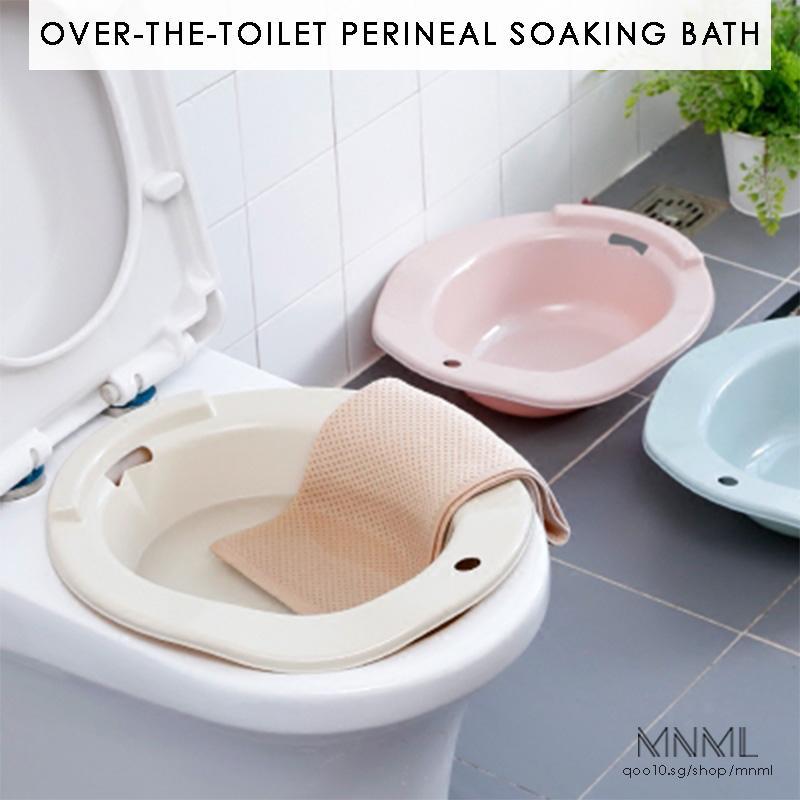 Buy Over-The-Toilet Perineal Soaking Bath Sitz Bath for Hemorrhoidal Relief / Postpartum Recovery Singapore