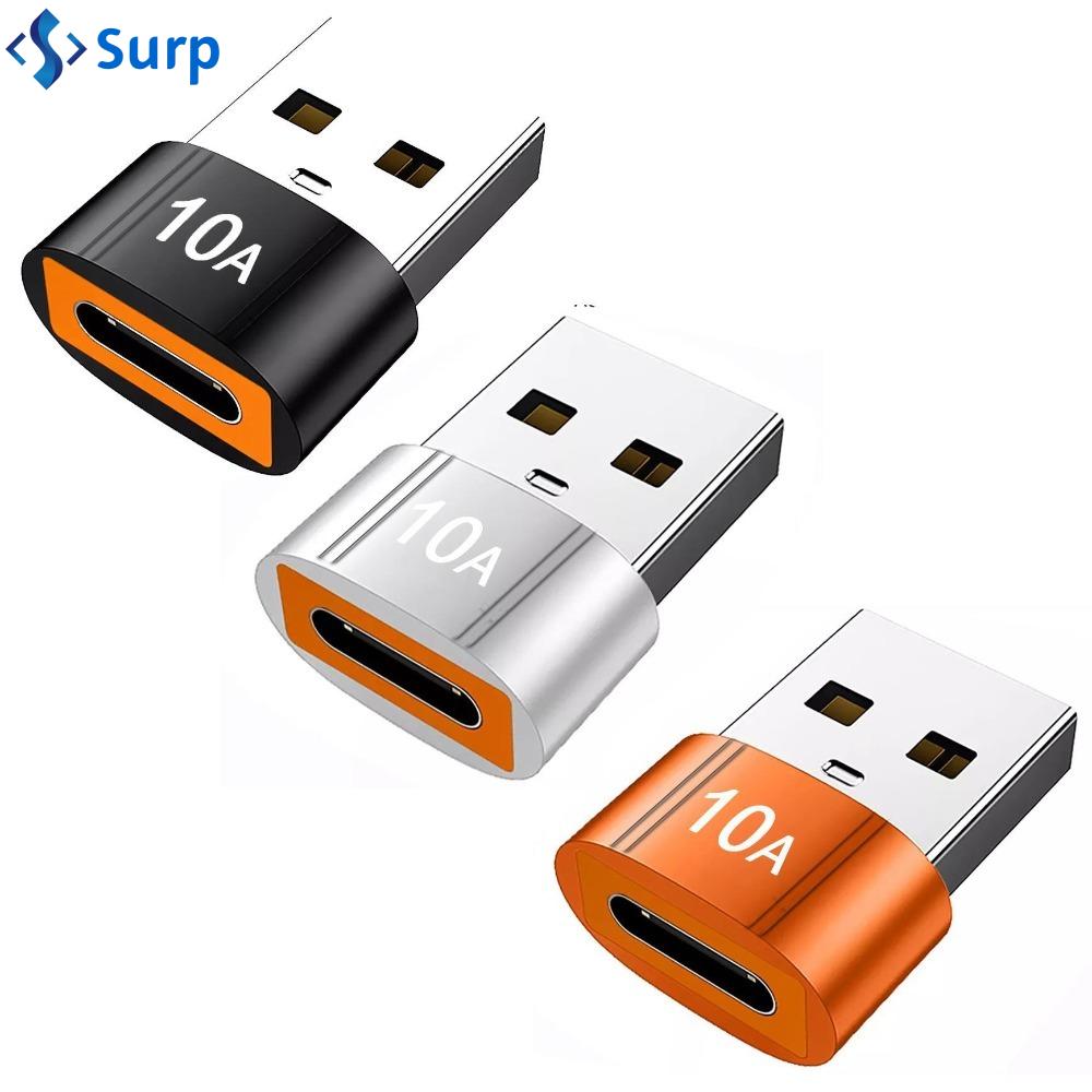 SURP 10 A OTG USB 3.0 Hợp kim nhôm Bộ chuyển đổi USB đực Mới Sạc nhanh TypeC nữ