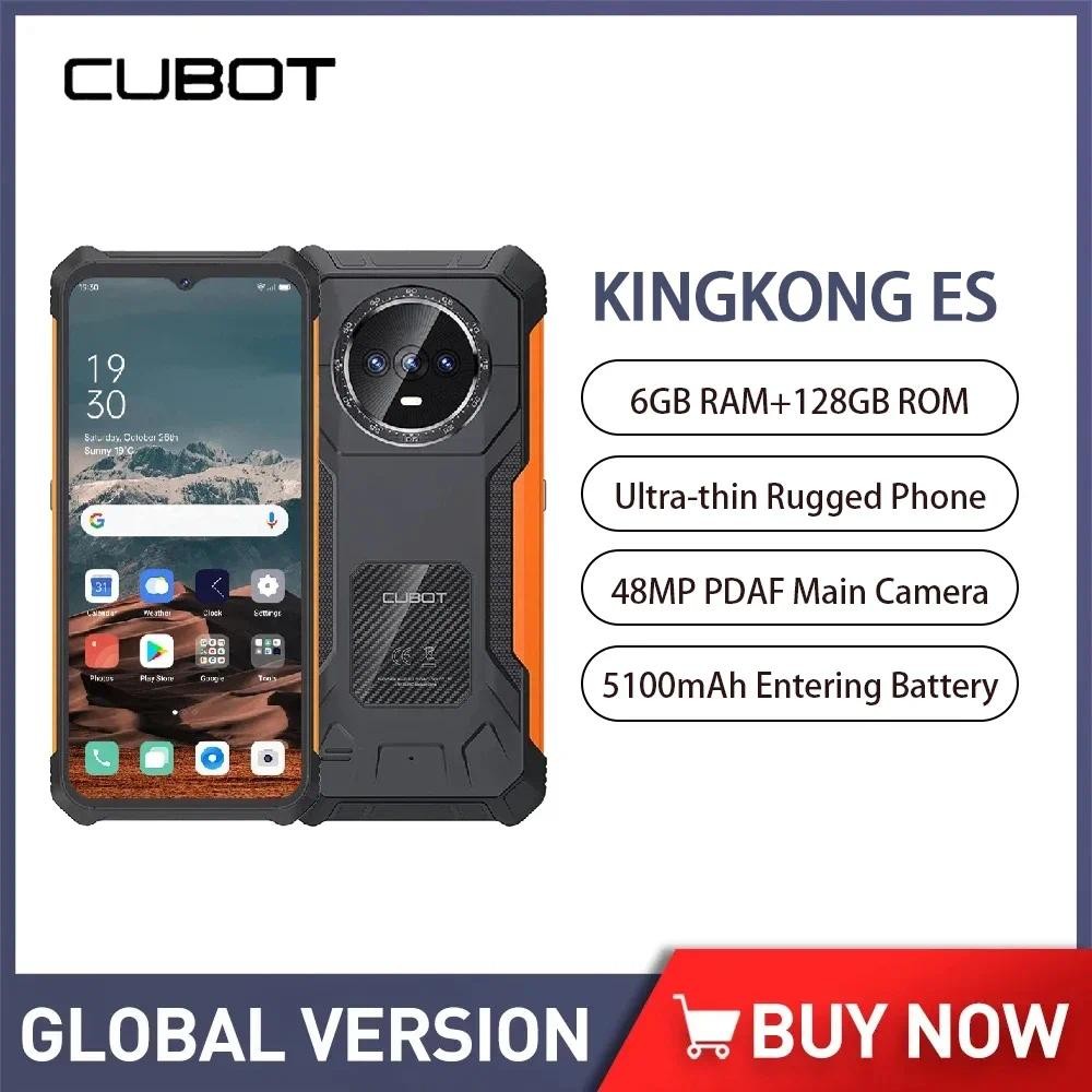 【Official shop】Cubot KingKong ES 4G Rugged Smartphone Android 14 6GB+128GB Mobile Phone 48MP 5100mAh 6.56 " HD+ Ultra-thin Cellphone Low Price