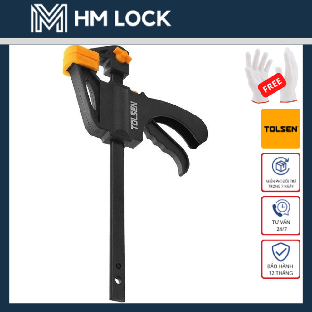 Kẹp nhanh tolsen 6, 12, 18, 24 inch - hàng chính hãng - hm lock - 10201