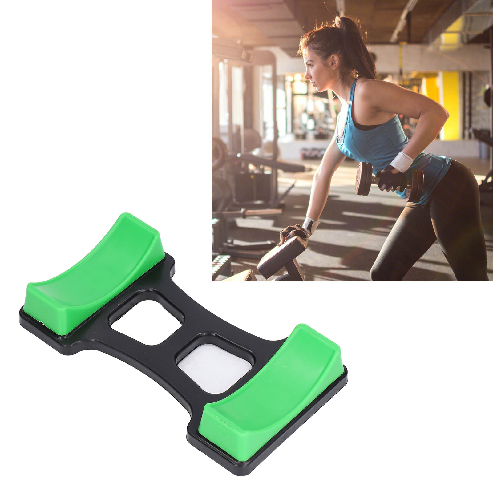 Tầng bảo vệ quả tạ chủ kích thước nhỏ bằng nhựa quả tạ Bracket Mat tiết kiệm không gian cho phòng tập thể dục