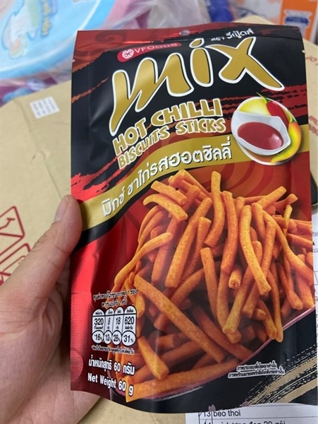BÁNH QUE BIM MIX VỊ ỚT CAY 60G