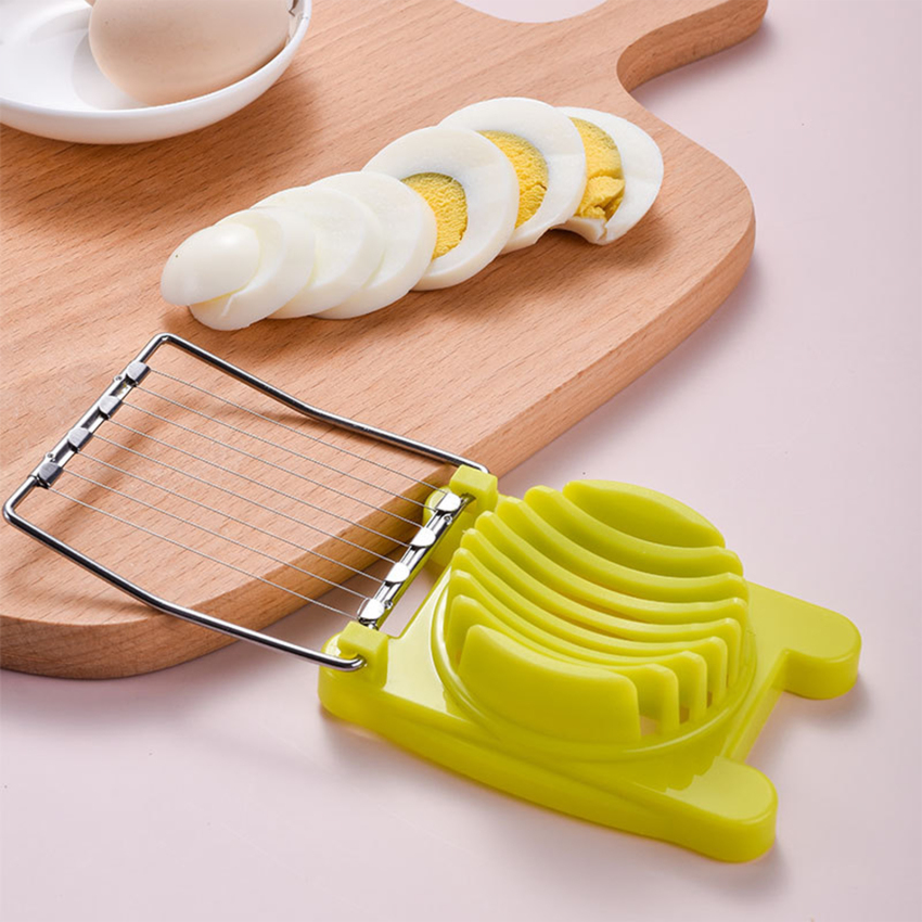 Nhà bếp dụng cụ cắt trứng thép không gỉ Dụng cụ cắt trứng luộc đa chức năng dụng cụ tách trứng sáng tạo tiện ích phụ kiện nhà bếp
