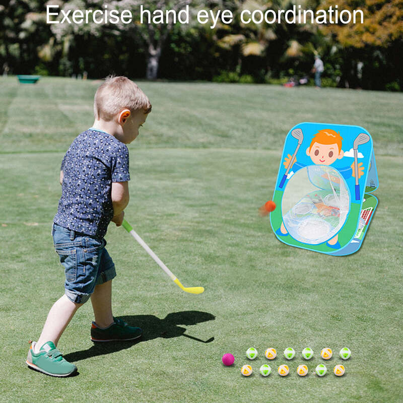 Golf sứt mẻ Net cạnh tròn màu sắc tươi sáng có thể gập lại mục tiêu trò chơi trẻ em cho ngoài trời Top Auto Supply