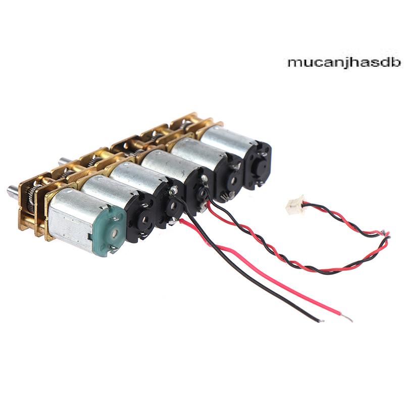 mucanjhasdb Micro N20 Bánh Động Cơ Tốc Độ Chậm Kim Loại Hộp Số Giảm Tốc Động Cơ Điện Tự Làm Đồ Chơi
