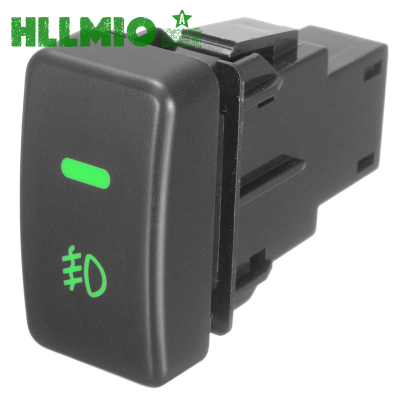 [Hllmio] 1 PC Zwart nhựa tự động 5 pin drukknop mistlamp schakelaar 23*43*60mm cho Honda C/ivic een/ccord c'rv tự động mistlamp schakelaar