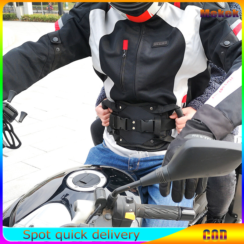 Hàng sẵn có Xe Máy Xe Tay Ga đai an toàn ghế sau Hành Khách Grip tay nắm Không-Không dây đeo Phổ yên xe máy Dây Đeo Cho Trẻ Em