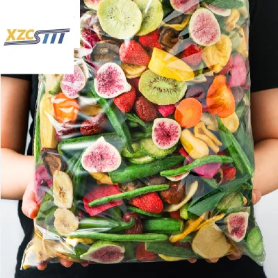 500g Comprehensive Fruits and Vegetables Crisp Mixed Vegetables Dried Fruits Dehydrated Instant Okra Dry Mixed Vegetables and Fruits Crispy Children's Casual Snacks